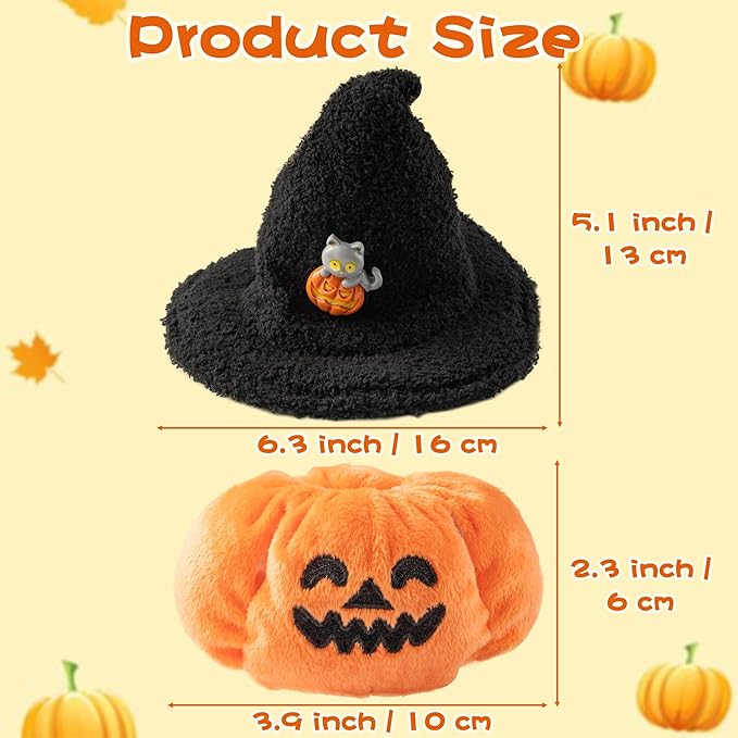Clothes Fit for 17CM Doll, Fashion Doll Clothes Outfit Set Cute Theme Designer Toys Dress Accessories for Collector Fans Display (Little Pumpkin)