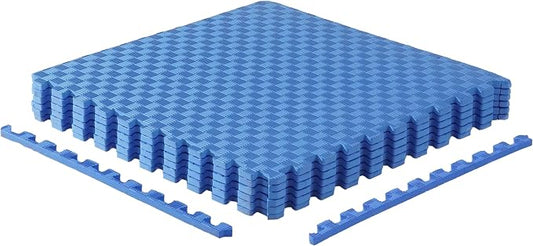 CAP Puzzle Exercise Mats | 1/2” Thick EVA Interlocking Foam Tiles for Home Gym Flooring | Multiple Options