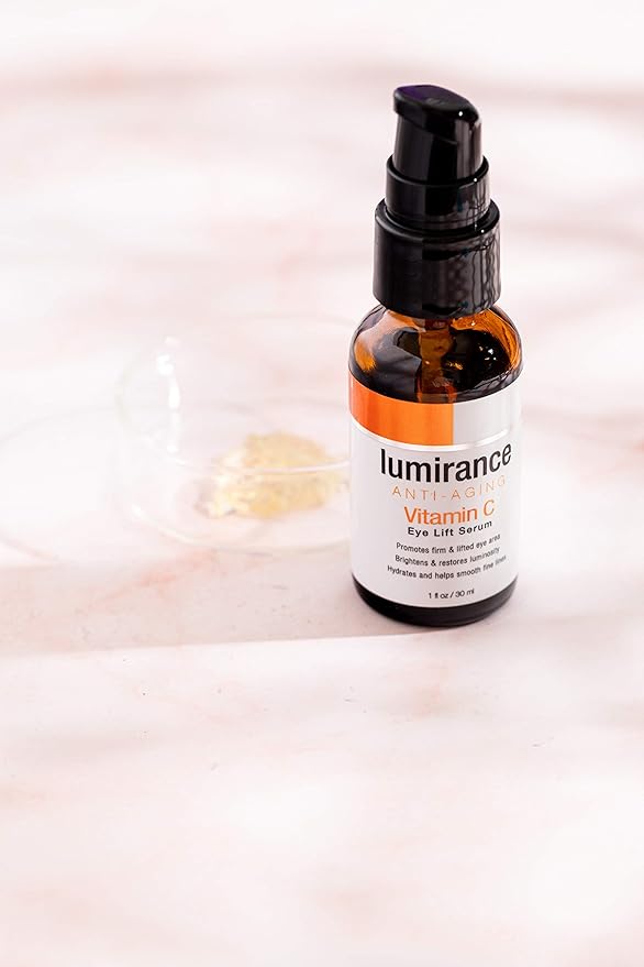 Vitamin C Eye Lift Serum, Minimizes the Look of Wrinkles and Crows Feet, Helps with Firming and Dark Circles, 30ml/1 fl oz