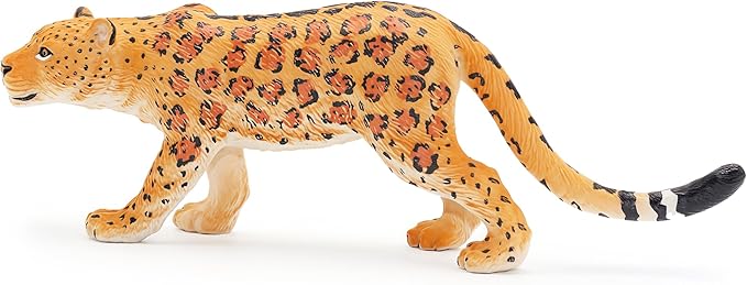 Gemini&Genius Leopard Action Figure Toy, Pard Figurine Wild Animal, Panther Animal Toy for Kids