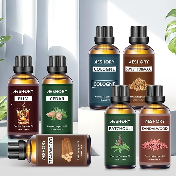 Teakwood Fragrance Oil 3.38FL.OZ - Aromatherapy Essential Oils for Diffusers for Home, Teakwood Scented Oils for Massage, Soap Candle Making Scents - 100ML