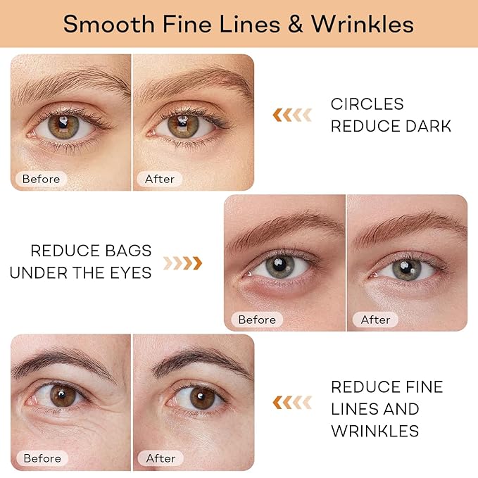Instant Eye Lift Cream – Temporary Under-Eye Tightener, Firming Primer with Hyaluronic Acid & Vitamin E, Hydrating Formula for Smooth Finish, Lifts & Refreshes Tired Eyes (2 Pack)
