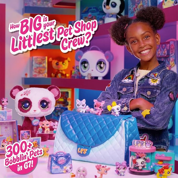 Littlest Pet Shop- Sweet & Stylish Bundle Set - Series 4 - Gen 7 Authentic LPS Bobble Head Toy Figure, Collectible Toy Animal, Ages 4+