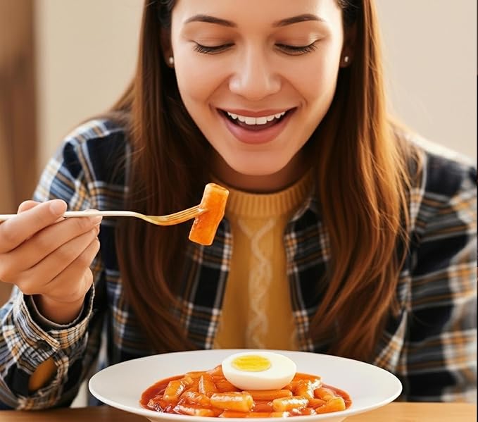 [BBOM] Korean Instant Rice Cake, Tteokbokki Pack - Ready in 3 Minutes, Korean Street Food, Original Gochujang, 5 Flavors_5.19oz (Sweet Flavor)