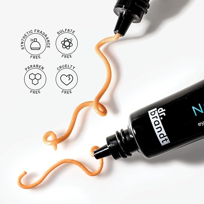 Dr. Brandt Needles No More, No More Baggage - 1 oz (Jumbo Size) - Minimizes Under-Eye Bags, Puffiness & Dark Circles