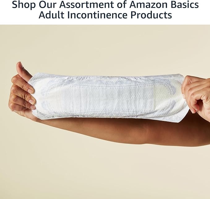 Amazon Basics Incontinence Pads for Women, Postpartum, Long, Maximum Absorbency, Bladder Control, Unscented, 39 Count (Pack of 2)