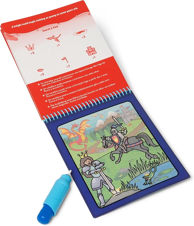 Melissa & Doug On The Go Water Wow! Reusable Water-Reveal Activity Pad – Adventure