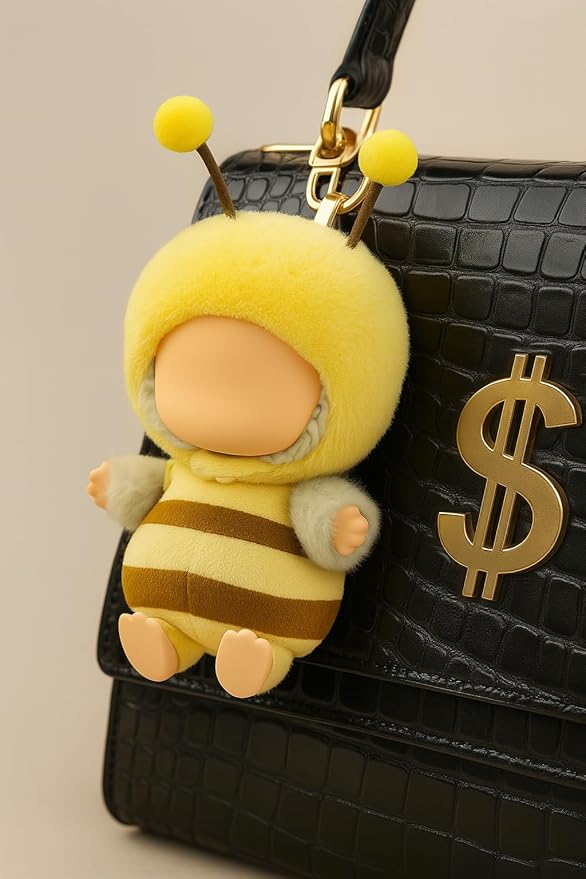 17cm Doll Clothes – Fluffy & Cute Outfits for Designer Dolls | Soft Costumes - Bumblebee