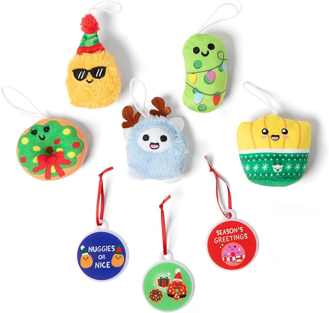 Emotional Support Advent Calendar by Relatable, Includes Mini Plush Toys and Ornaments, Fun Holiday Gift and Stocking Stuffer for Loved Ones of All Ages, Includes 24 Ornaments in Countdown Calendar
