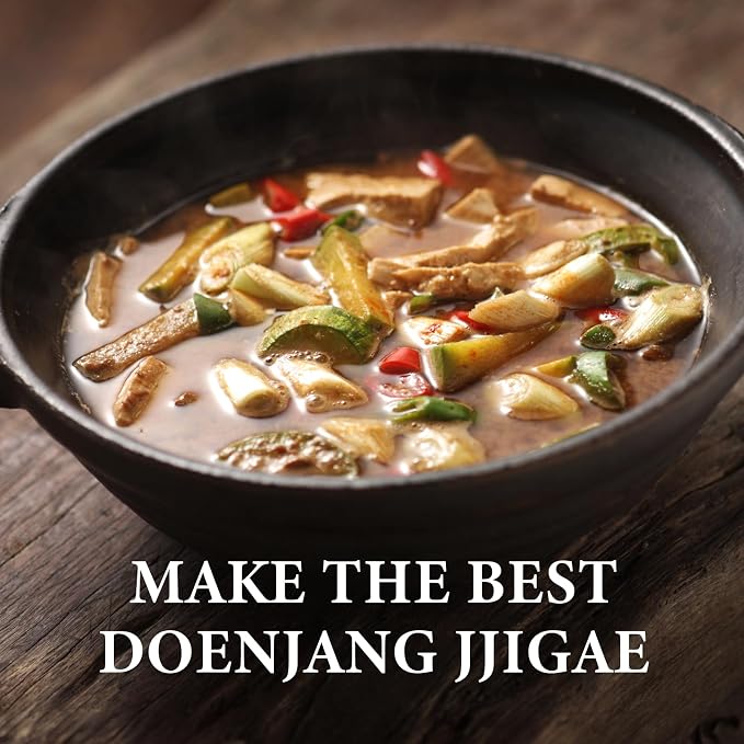 Wang Korean Traditional Doenjang, Authentic Fermented Soybean Paste | Korean Pantry Staple for Doenjang Jjigae, Ssamjang & Korean BBQ Marinades, 1.1 Pound