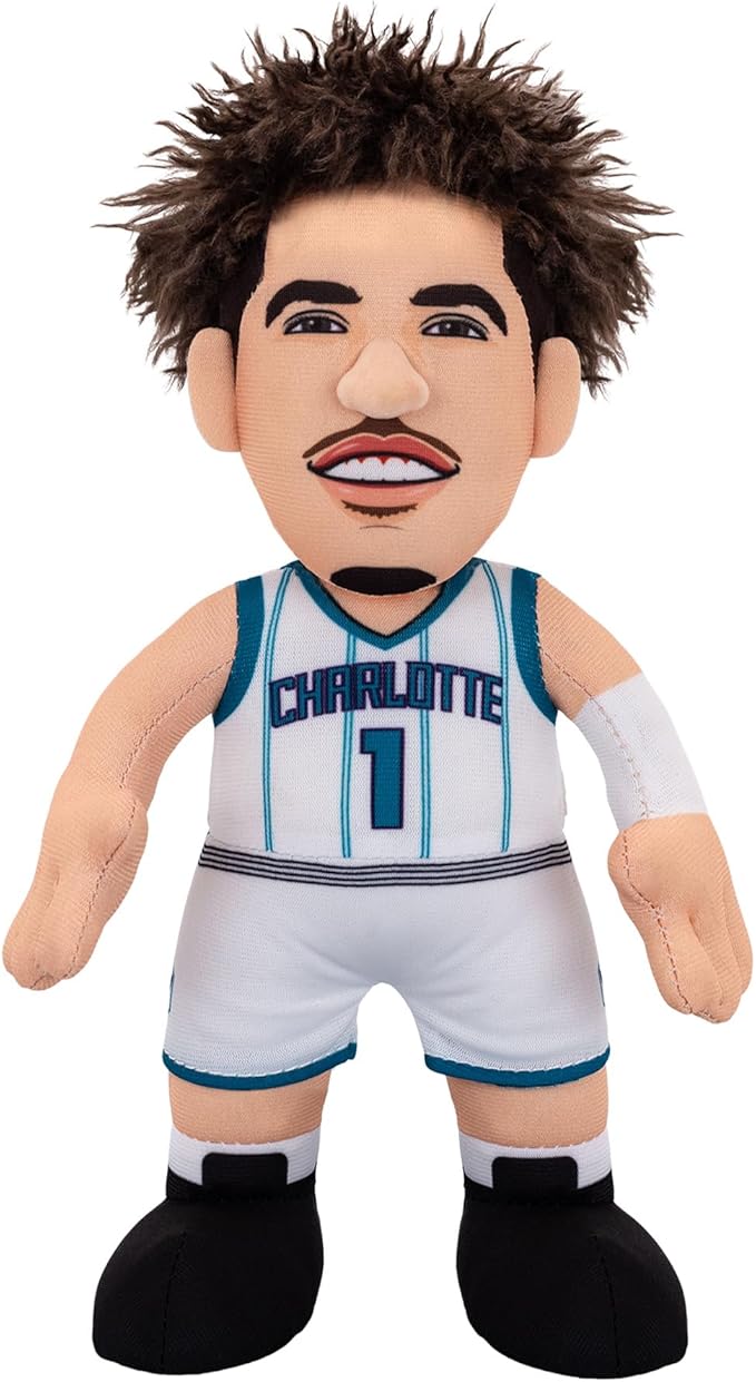 Bleacher Creatures Charlotte Hornets LaMelo Ball 10" NBA Plush Figure - A Superstar for Play Or Display