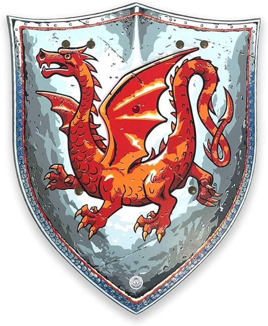 Liontouch Amber Dragon Knight Shield | Medieval Pretend Play Foam Toy for Children Ready for Adventures in The Kingdom | Safe Weapons & Battle Armor for Kid’s Dress Up, Roleplay & Royal Costumes