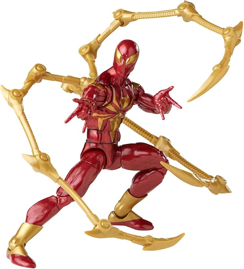 Marvel Legends Series Spider-Man 6-inch Iron Spider Action Figure Toy, Includes 2 Accessories
