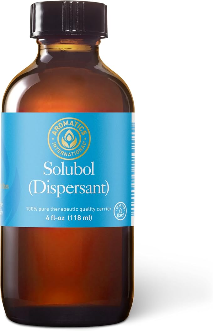 Aromatics International Solubol Dispersant Emulsifier 4 fl oz – Natural Solubilizer for Essential Oils, and Water-Based Blends 118 mL