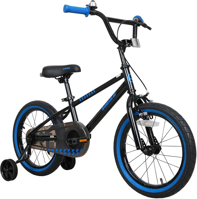WEIZE Kids Bike,14 16 20 Inch Children Bicycle for Boys Girls Ages 3-12 Years Old, Rider Height 32-60 Inch, Coaster Brake, Multiple Color Options