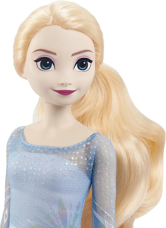 Mattel Disney Frozen Toys, Elsa Fashion Doll & Horse-Shaped Water Nokk Figure Set, Inspired by the Frozen 2 Movie