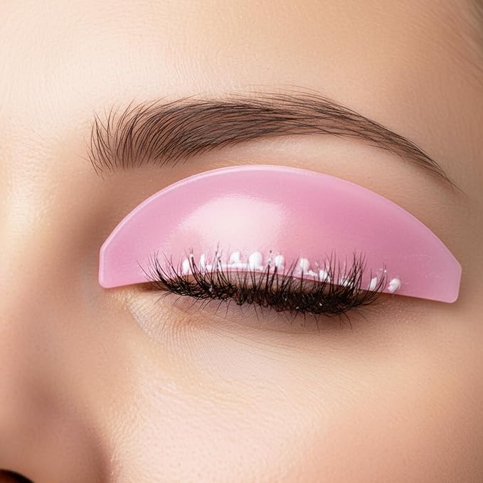 6 Pcs Flat Lash Lift Shields Korean Lash Lift Pads Super Sticky For NO.1 Perm Soften Eyelashes Glueless Pads Lashes Lifting Shield For Salon Perming Lashes Thoroughly Ultra Thinner Pad