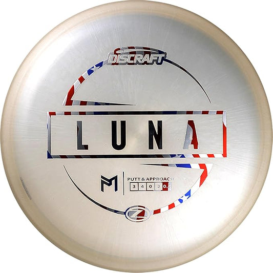 Discraft Paul McBeth Z Luna 173-174 Gram Putt and Approach Disc Golf Disc