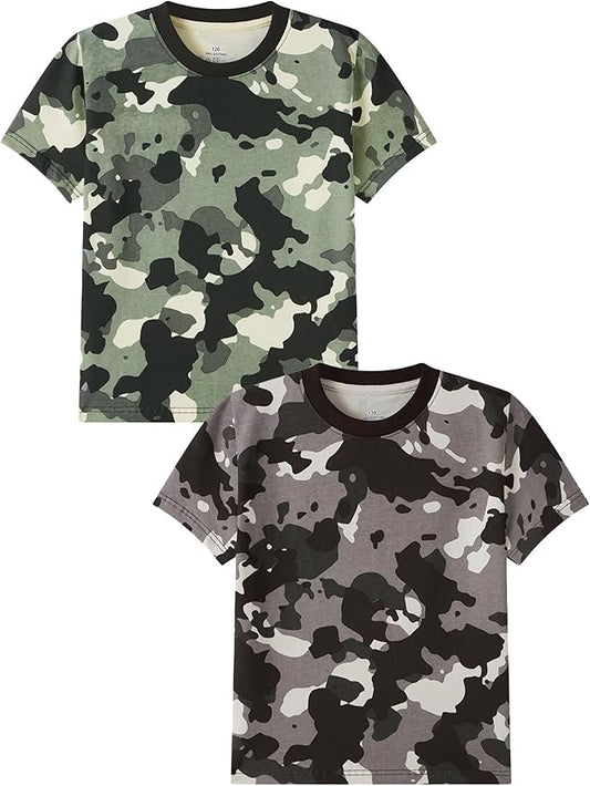 Family Feeling Boys Short Sleeve Crewneck Kids T-Shirts Top Girls Tee