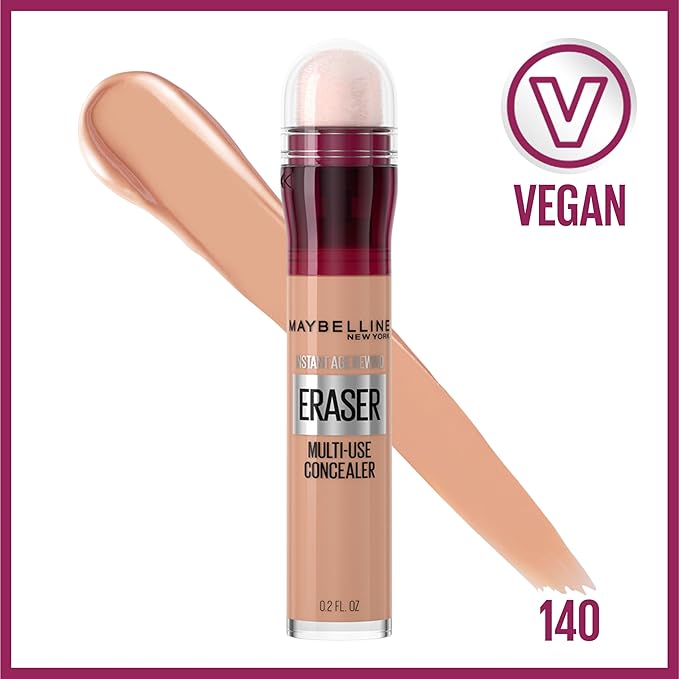 Maybelline Instant Age Rewind Eraser Dark Circles Treatment Multi-Use Concealer, Honey, 0.2 Fl Oz (Pack of 1)