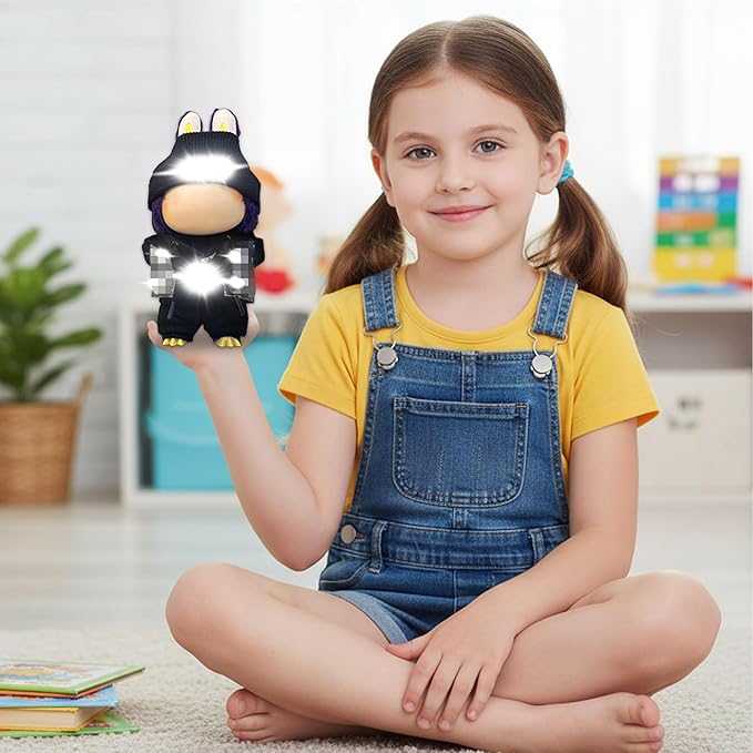 Clothes Fit for 17CM Doll, Fashion Doll Clothes Outfit Set Cute Theme Designer Toys Dress Accessories for Collector Fans Display (Black Vest)