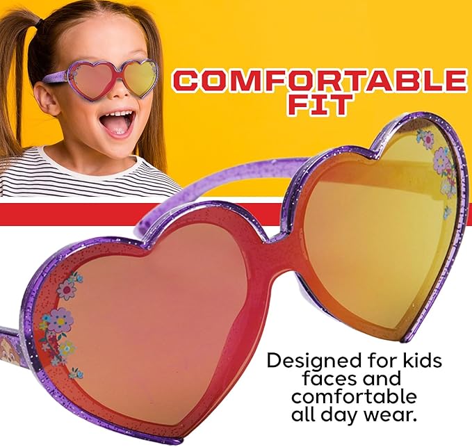 Sun-Staches Paw Patrol and Paw Patrol Skye Sunglasses for Kids - with Soft Case - Officially Licensed Paw Patrol Merchandise