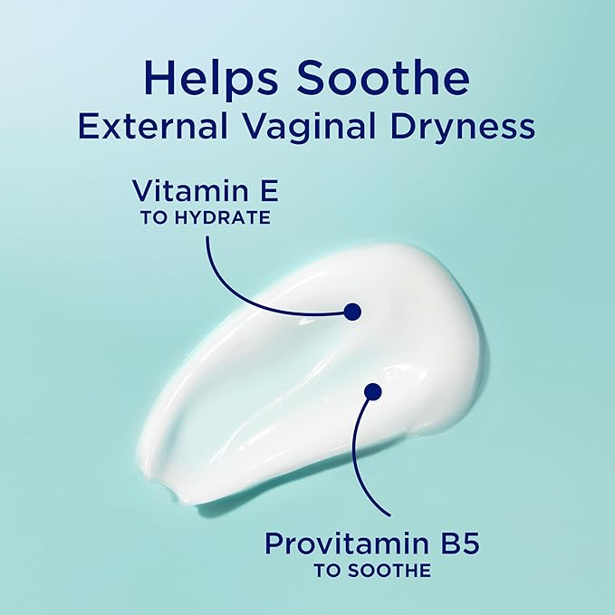 Replens External Comfort Gel to Soothe Vaginal Dryness, 1.5 Oz | Daily Comfort Gel, Relieves Dryness and Discomfort, Hormone-Free, Fragrance Free, Estrogen Free