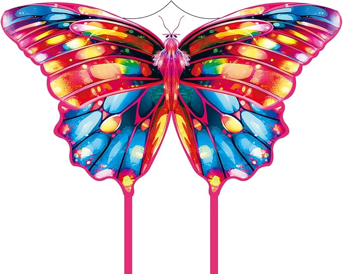 Butterfly Kite for Kids & Adults, Outdoor Kite, Perfect for Beginners, Easy to use, Ideal for Beaches, backyards, Grassy Areas