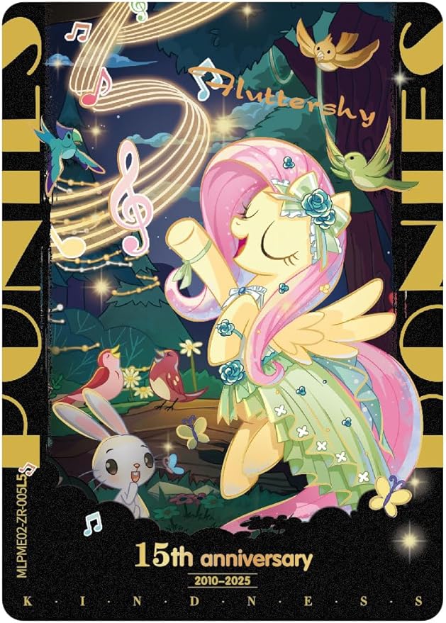 KAYOU My Little Pony Friendship Eternal Cards, Moon Edition Series 2, English, 12 Blister Packs Display with Promo Card, Anniversary Celebration Theme