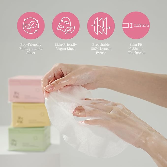 ByUR Vita Giving Daily Aqua Serum Mask (30 Count) Hydrating Moisturizing Face Mask, Dark Spot & Hyperpigmentation Treatment, Brightening Dull Dry Skintone, Pore Tightening, Vegan K-Beauty Skincare