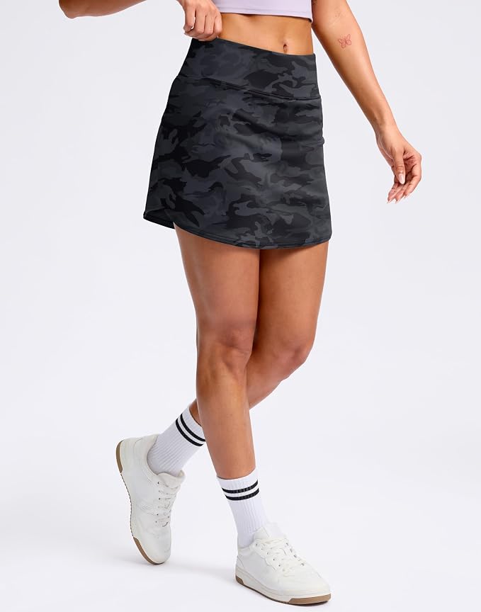 Skorts for Women with Pockets High Waisted Golf Skirts | Built-in Shorts, A Line, Athletic, Casual, Pickleball, Tennis Skirt