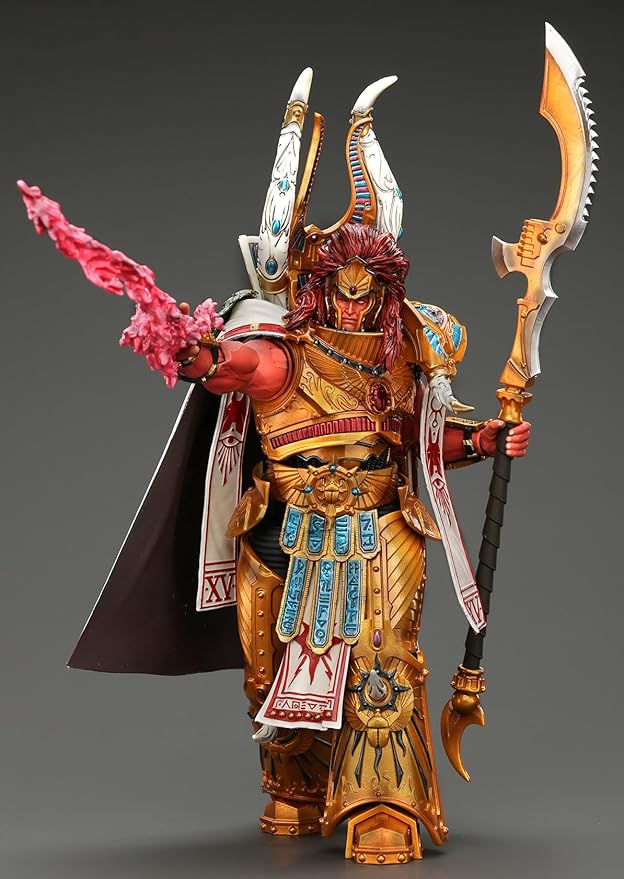 JOYTOY Warhammer 40K 1/18 Action Figures, Thousand sons Magnus The Red Primarch of The XVth Legion Castor for Collectors & Decor, Ideal Gift for Birthdays, Character Figure -JT6175