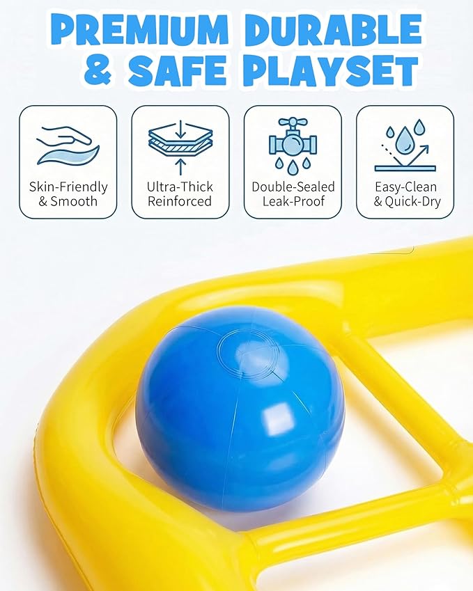 Pool Toy Set for Kids, Tic-Tac-Toe Pool Floats Fun Toy Kit for Adults Teens, Water Fun Pool Game Accessories for Outdoor Party, Summer Pool Inflatables Stuff