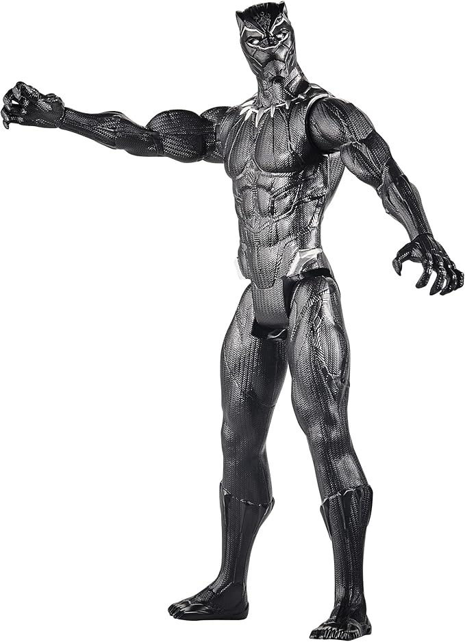 Marvel Avengers Titan Hero Series Black Panther Action Figure, 12-Inch Toy, Inspired by Marvel Universe, for Kids Ages 4 and Up