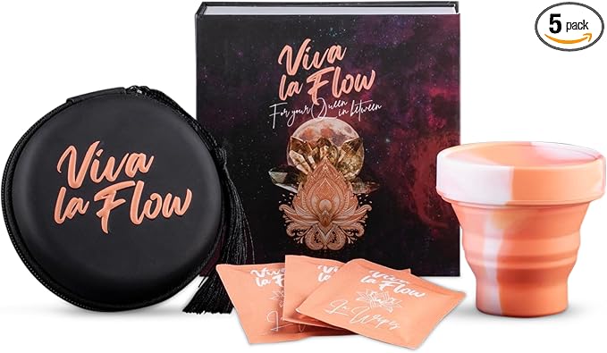 Sterilizer Kit for Menstrual Cup & Period Disc - Microwave Sterilizer - with Cute Portable Sterilizer Case & Flushable Period Wipes - Menstrual Cup Cleaner Kit for Maximum Feminine Care…