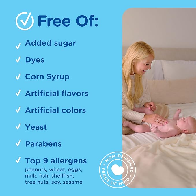 Mommy's Bliss Gripe Water Original, Infant Gas & Colic Relief, Gripe Water for Babies, Gentle & Safe, 2 Weeks+, 4 Fl Oz (Pack of 1)