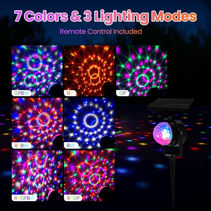 Trampoline Led Lights, Trampoline Lights Solar Powered Outdoor Waterproof Accessories, 3 Modes, 7 Colors, Syncs up to 16FT, 15FT, 14FT, 12FT, 10FT Trampoline Accessories for Kids & Adults