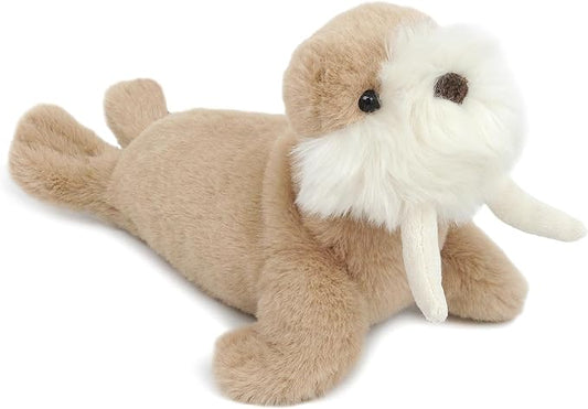 MON AMI Otis The Walrus Plush Stuffed Animal – 11”, Soft & Cuddly, Use as Toy/Nursery Room Décor, for Kids of All Ages, Ocean Animals