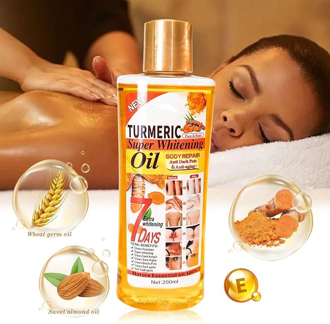 GeRRiT 200ml Ginger Massage Essential Oil,Gentle Skin Ginger Essential Oil,Facial Body Moisturizing Relaxing Massage Ginger Oil (1PCS)