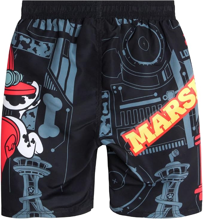 Nickelodeon Boys Swim Trunks - Paw Patrol TMNT Quick Dry Graphic Boys Swim Shorts for Toddler and Little Boy