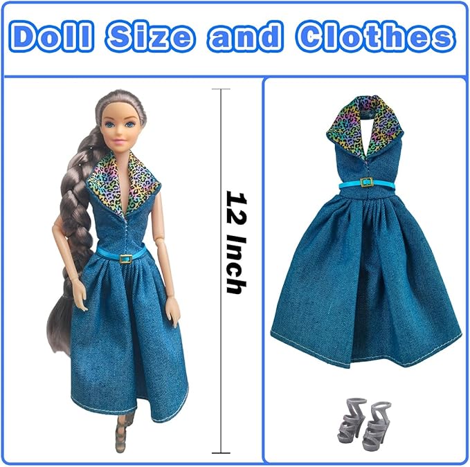 Interactive Family Toy Fun Action Figures Set, Imaginative Family Doll Play