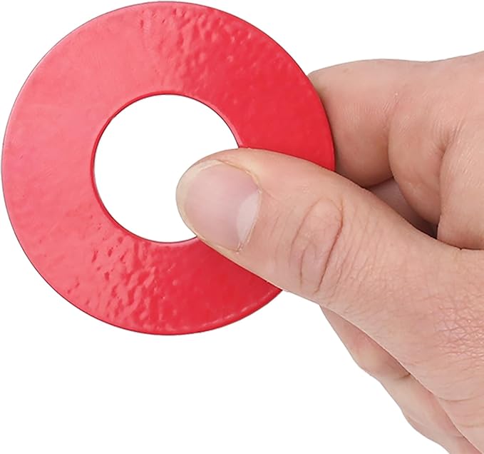 GoSports Replacement Washers Set of 8 for Washer Toss Game - Choose Bottle Opener, Plastic Coated Metal, or Plastic Coated Steel