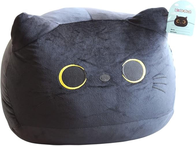 29-inch Jumbo Black Cat Plush Design - Squishy Cuddly & Fun - Ideal Gift for Family Members - Exceptional & Exclusive Size