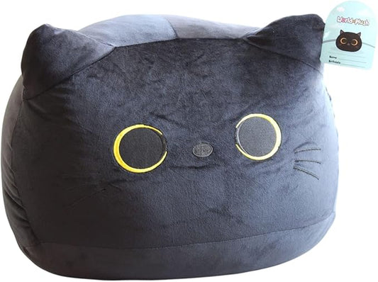 29-inch Jumbo Black Cat Plush Design - Squishy Cuddly & Fun - Ideal Gift for Family Members - Exceptional & Exclusive Size