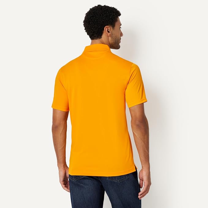 Amazon Essentials Men's Moisture Wicking Golf Polo Shirt, Short Sleeve, Slim-Fit, Quick-Dry, Active Wear