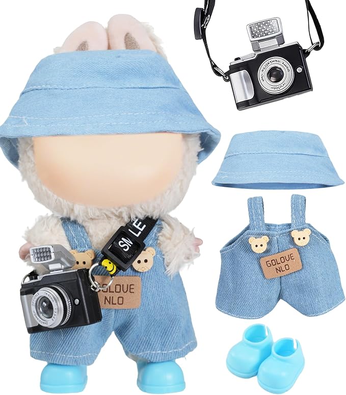 17 cm Cute Doll Clothes Design Outfits Blind Mystery Box Accessories Big Into Energy Monster Case Cover Protector Box Bag Display Charm Figure Keychain