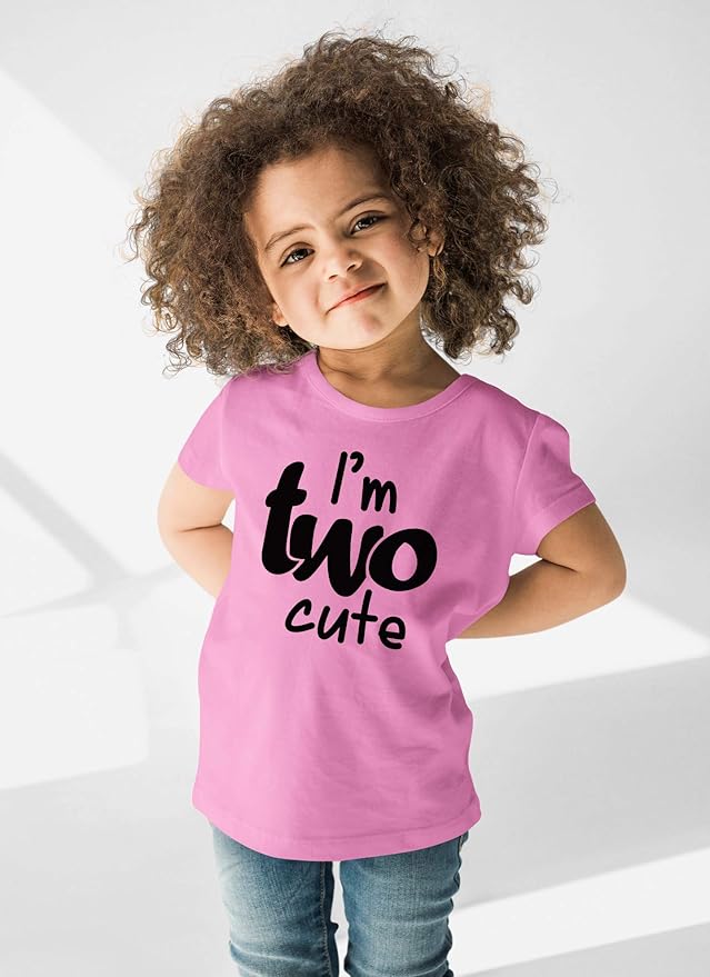 2nd Birthday Outfits for Toddler Girls im Two Cute Shirt Girl 2 Years Old Second Birthday