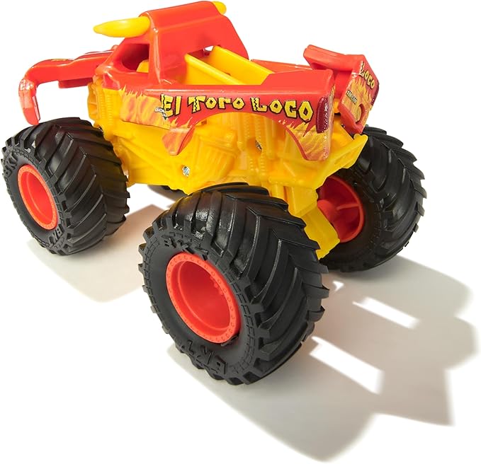 Monster Jam Smash & Bash 2-Pack Monster Trucks, Megalodon & El Toro Loco, 1:64 Die Cast Repairable Monster Truck, Kids Toys for Boy and Girls Ages 3 and up