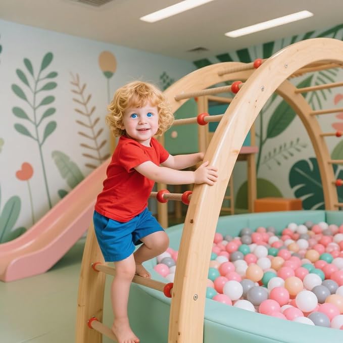 GOGOSO Balls for Ball Pit - Plastic Ball for Toddlers, Baby Kids Ball Pool Decoration 50 100 200 300 500 1000 (6 Colors, 500 Balls)