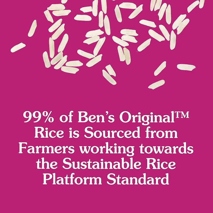 BEN'S ORIGINAL Ready Rice Roasted Chicken Flavored Rice,Easy Dinner Side,8.8 OZ Pouch,(Pack of 12)